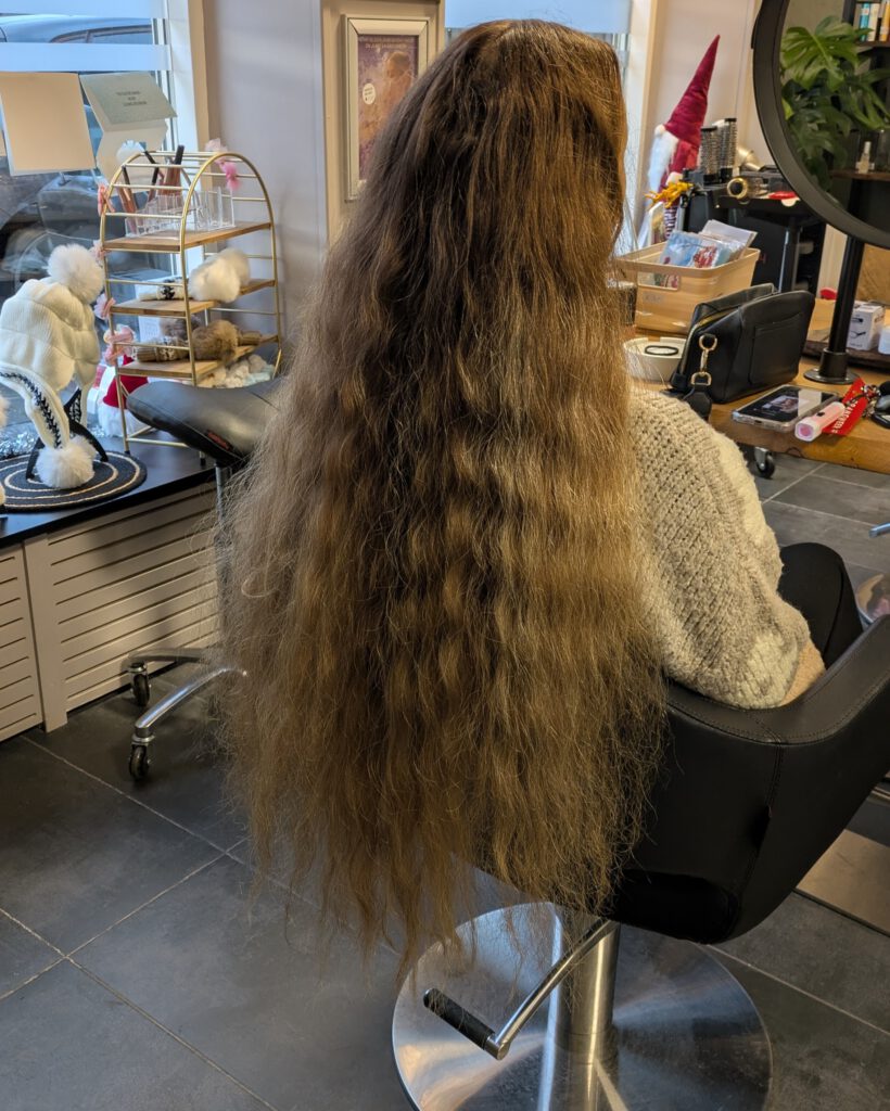 mooie krullen in lang haar